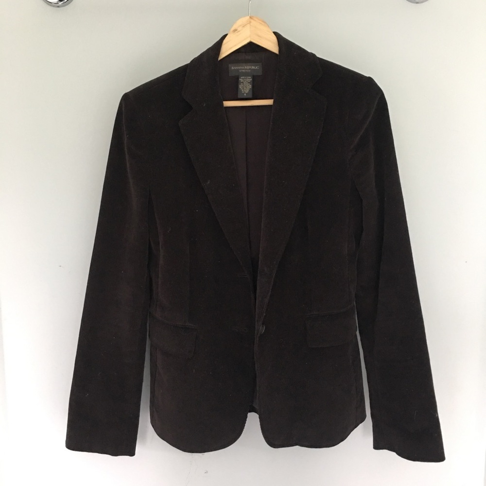 Banana Republic Brown Stretch Corduroy Blazer (4)